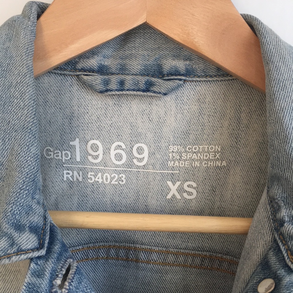 Gap Icon Denim Jacket - Destructed - image 5